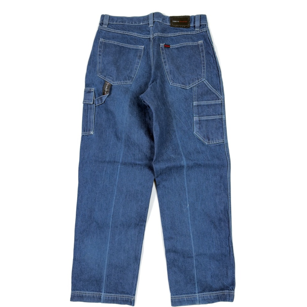 FUBU The Collection Jeans Carpenter Baggy Men’s 34/33 (tag 36/34)  Blue Y2K